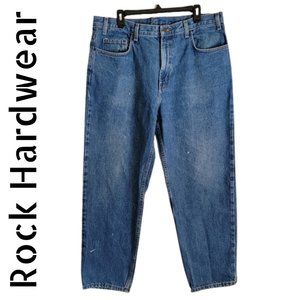 Rock Hardwear - Men's Straight Leg Medium Wash Jeans, SZ 38 x 30, Good Shape!